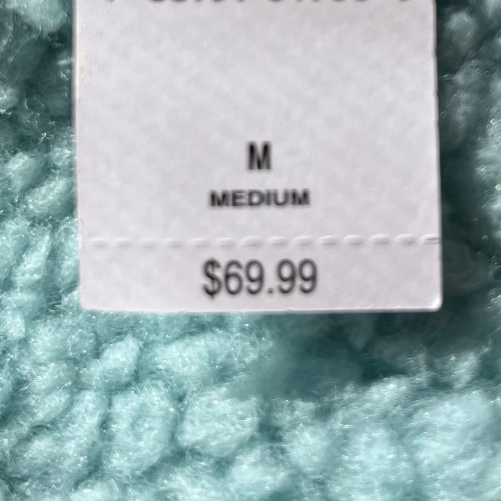 M - Disney Jacket Women Mickey Mouse Minnie Faux Fur Core New light blue - Picture 13 of 13